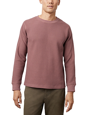 Rails Wade Long Sleeve Thermal T-shirt In Brick