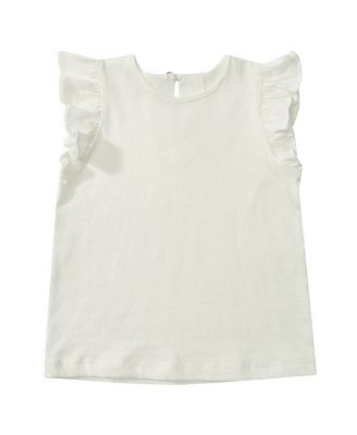 Dotty Dungarees - Unisex Cotton Edie Frill Sleeve Top