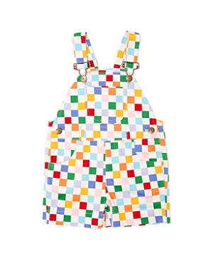 Dotty Dungarees Unisex Checkerboard Overall Shorts - Baby, Little Kid, Big Kid In Multicolor