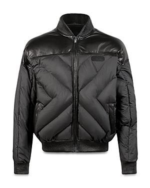 RTA QUILTED MIXED MEDIA JACKET