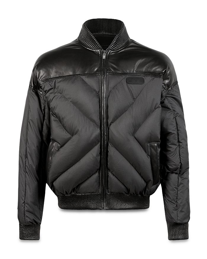 RTA Quilted Mixed Media Jacket Bloomingdale's