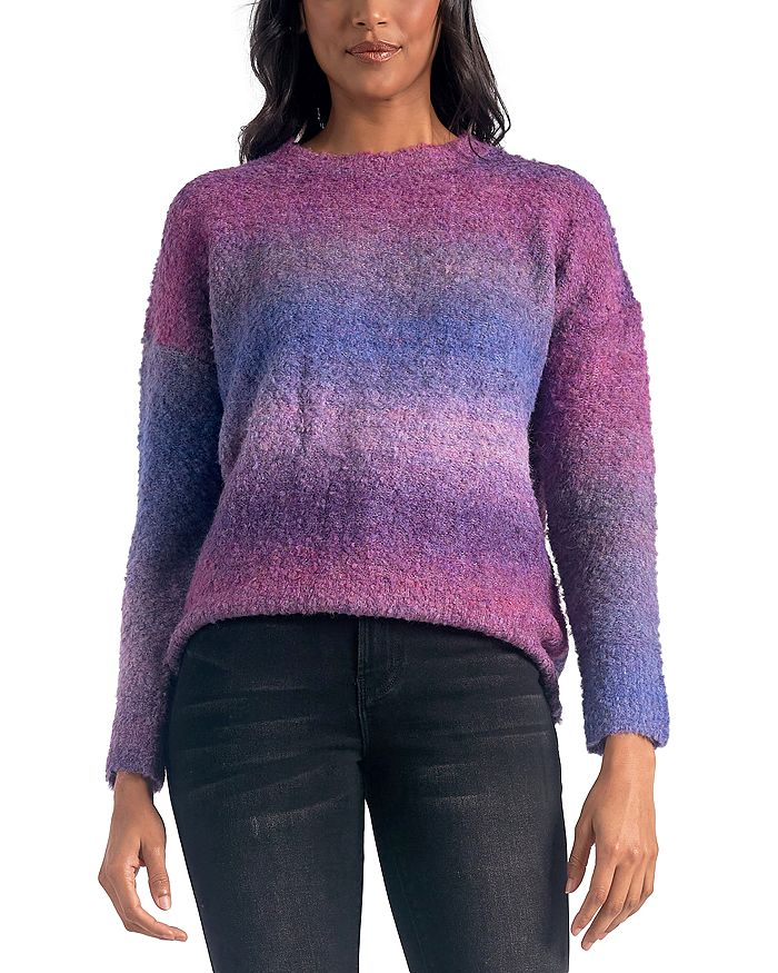Elan High/Low Crewneck Sweater | Bloomingdale's