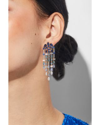 Rockstars Mixed Cubic Zirconia Chandelier Earrings
