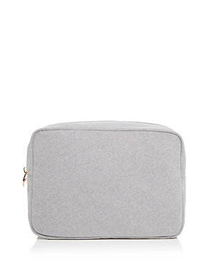 Stoney Clover Lane Classic Large Nylon Pouch In Sweater Gray