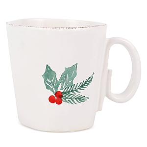 Shop Vietri Lastra Evergreen Mug In Green