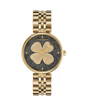 Shop Olivia Burton Dogwood T Bar Watch, 36mm In Gold