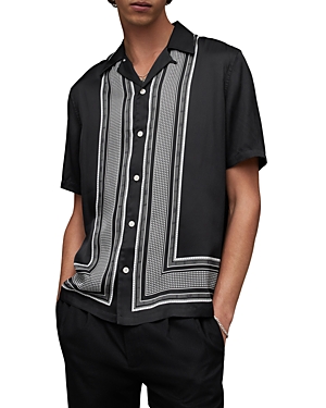 ALLSAINTS ORIZABO RELAXED FIT BUTTON DOWN CAMP SHIRT