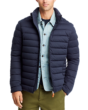 Save The Duck Ari Quilted Jacket In Blue Black