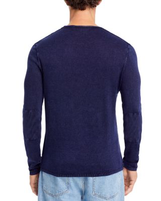 Acid-Wash Crewneck Sweater