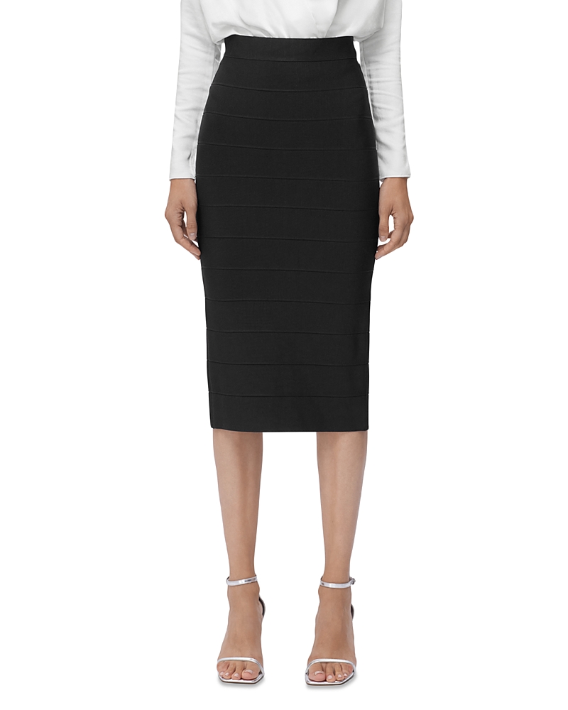 Herve Leger Icon Bandage Pencil Skirt