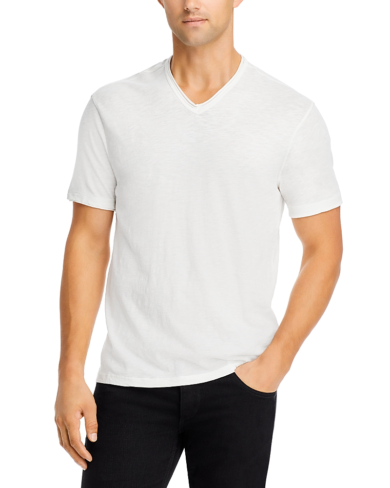 John Varvatos Star Usa Slub V-Neck Tee