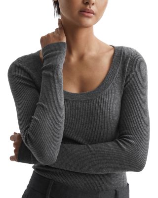 Sian Scoop Neck Knit Top