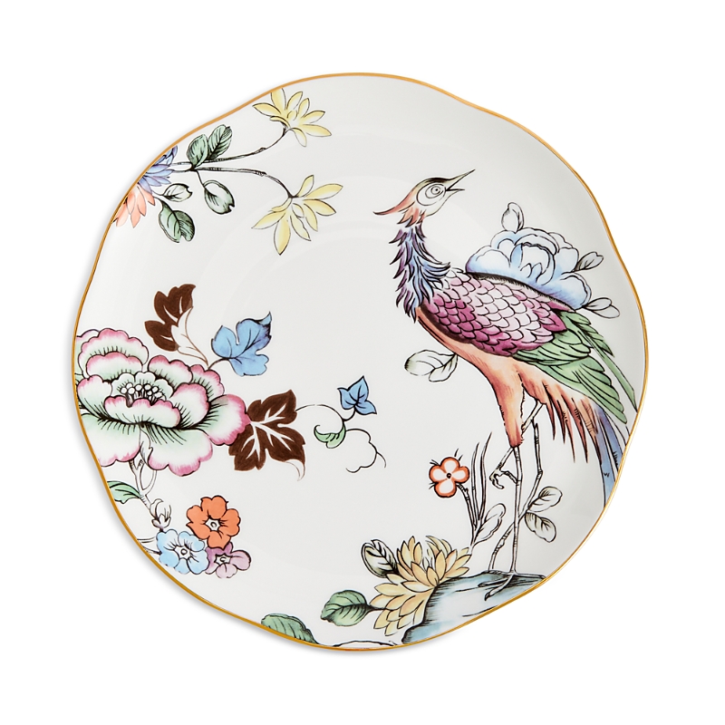 Wedgwood Fortune Flower-motif Bone-china Plate 20.8cm In Multi