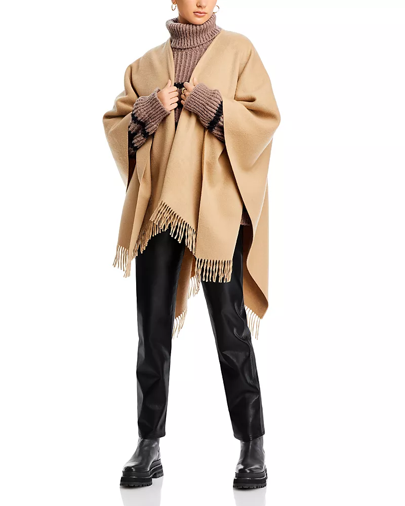 Vince Wool & Cashmere Double Face Cape