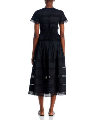 Camila Tiered Lace Midi Skirt