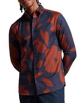 Ted Baker - Aversa Floral Print Regular Fit Shirt