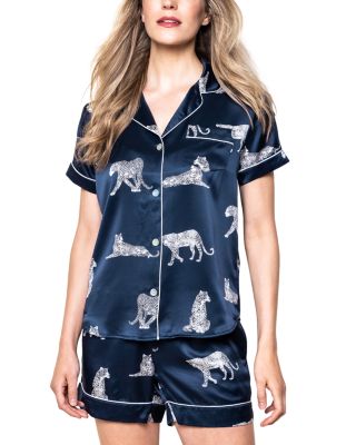Silk Panthere de Nuit Short Pajama Set