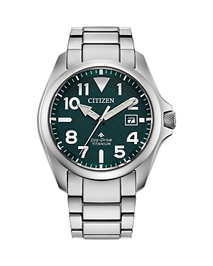 Shop Citizen Eco-drive Promaster Land Watch, 41mm In Green/silver
