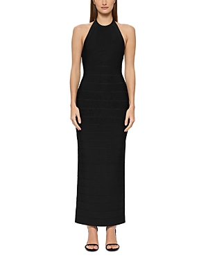 Herve Leger Halter Bandage Gown