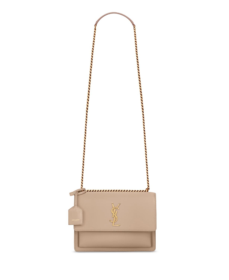 Saint Laurent Sunset Medium Crossbody Bag in Smooth Leather · OS