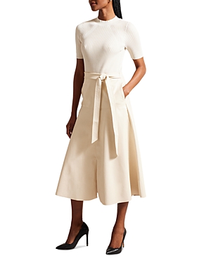 Ted Baker Matiar Short Sleeved A Line Midi Dress | Smart Closet Ted Baker Matiar Short Sleeved A Line Midi Dress | Smart Closet
