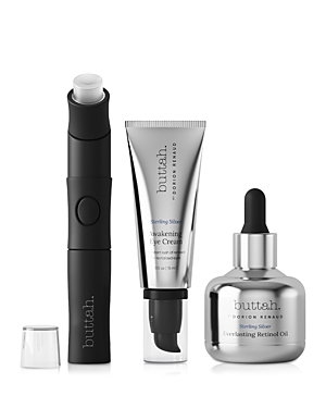 Buttah By Dorion Renaud Sterling Silver Skincare Kit In White