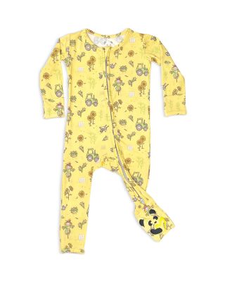 Bellabu Bear - Unisex Autumn Harvest Print Convertible Footie - Baby