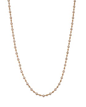 Bloomingdale's - Diamond Station Tennis Necklace in 14K Yellow Gold, 1.0 ct. t.w.