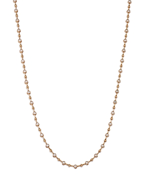 Bloomingdale's Diamond Station Tennis Necklace In 14k Yellow Gold, 1.0 Ct. T.w.