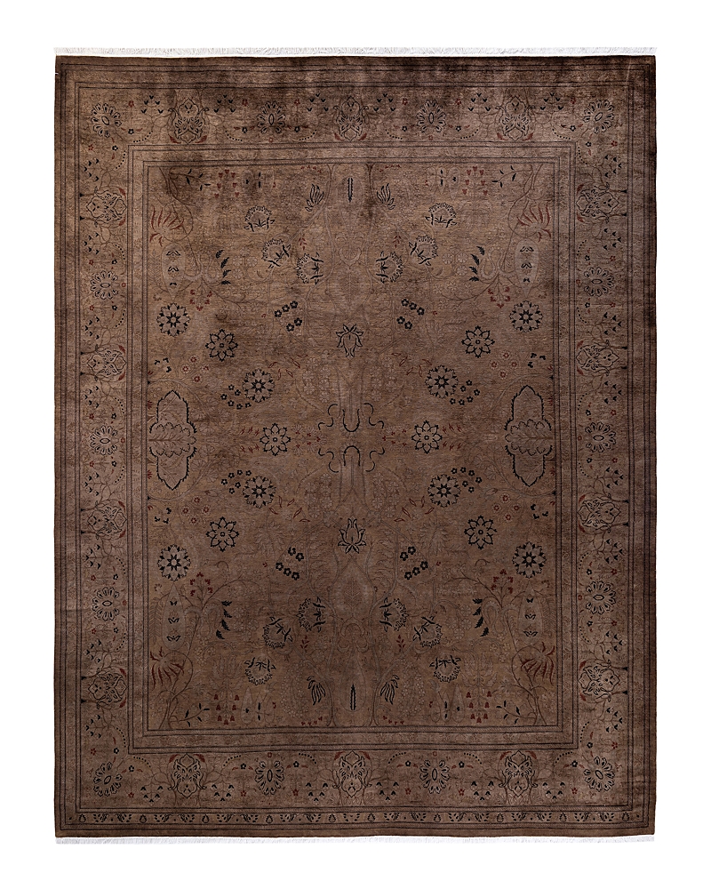 Bloomingdale's Fine Vibrance M1471 Area Rug, 8'2 X 10'4 In Brown