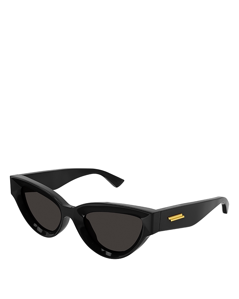 Bottega Veneta Edgy Cat Eye Sunglasses, 53mm