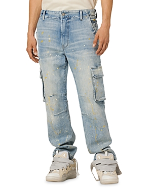 HUDSON REESE STRAIGHT FIT CARGO JEANS IN DRIFTER