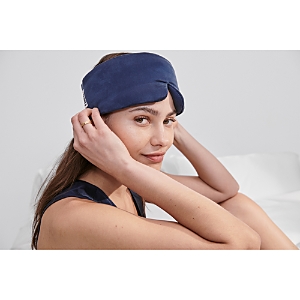 Lunya Washable Silk Sleep Mask In Deep Blue