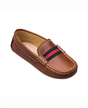 Shop Elephantito Boys' Hand-stitched Club Loafer - Toddler, Little Kid, Big Kid In Natural
