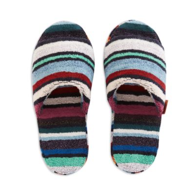 Unisex Chandler Metallic Stripe Slippers
