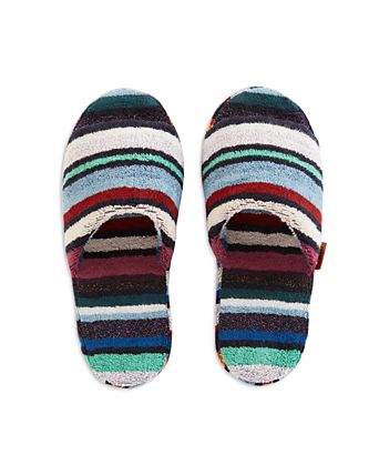Unisex Chandler Metallic Stripe Slippers