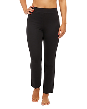 Spanx The Perfect Slim Fit Straight Leg Pants In Classic Black