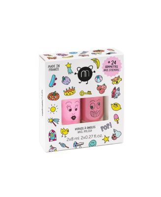 Nail Polishes and Stickers Set Pop - Ages 3-10