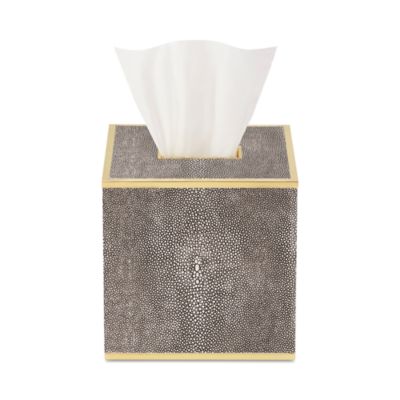 AERIN - Faux Shagreen Tissue Box Cover