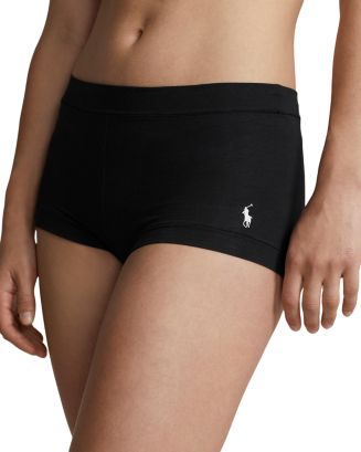 Polo Ralph Lauren Mid Rise Girl Shorts | Bloomingdale's Women 