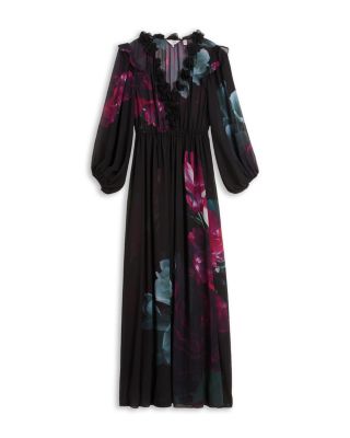 ted baker embroidered dress Ted Baker Fit and Flare Embroidered Dress