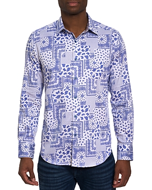 Shop Robert Graham Vittoria Classic Fit Long Sleeve Button Front Shirt In Multi