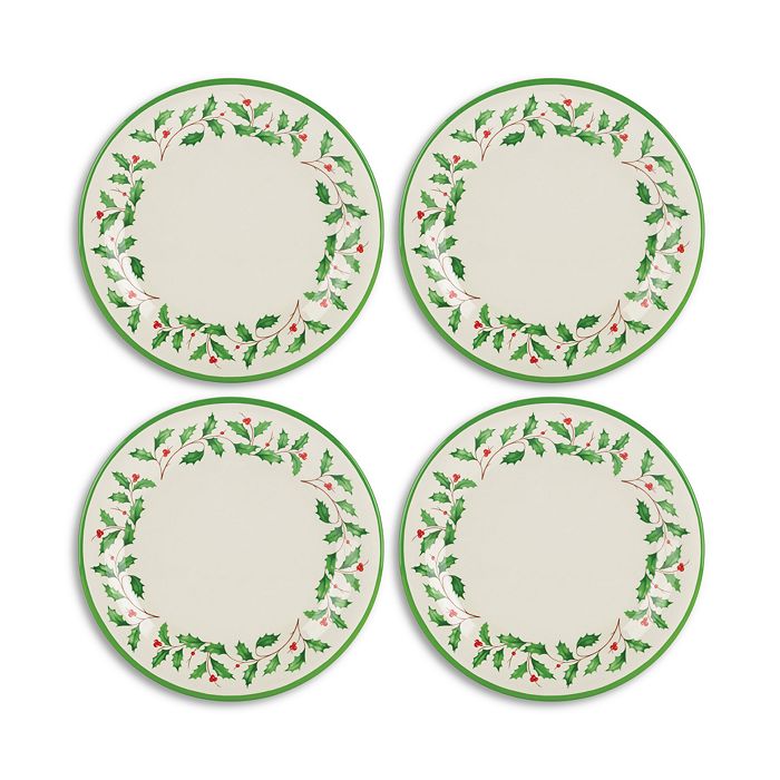 Lenox Holiday 4 Piece Melamine Dinner Plate Set Bloomingdale s