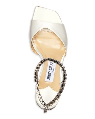 Women's Saeda 85 Embellished Ankle Strap High Heel Sandals