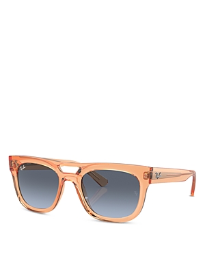 Ray Ban Phil Square-frame Sunglasses In Orange/blue Gradient