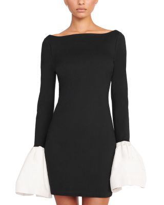 STAUD - Hawthorne Bell Cuff Mini Dress