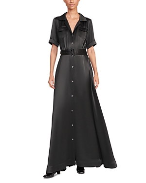 Shop Staud Millie Dress In Black