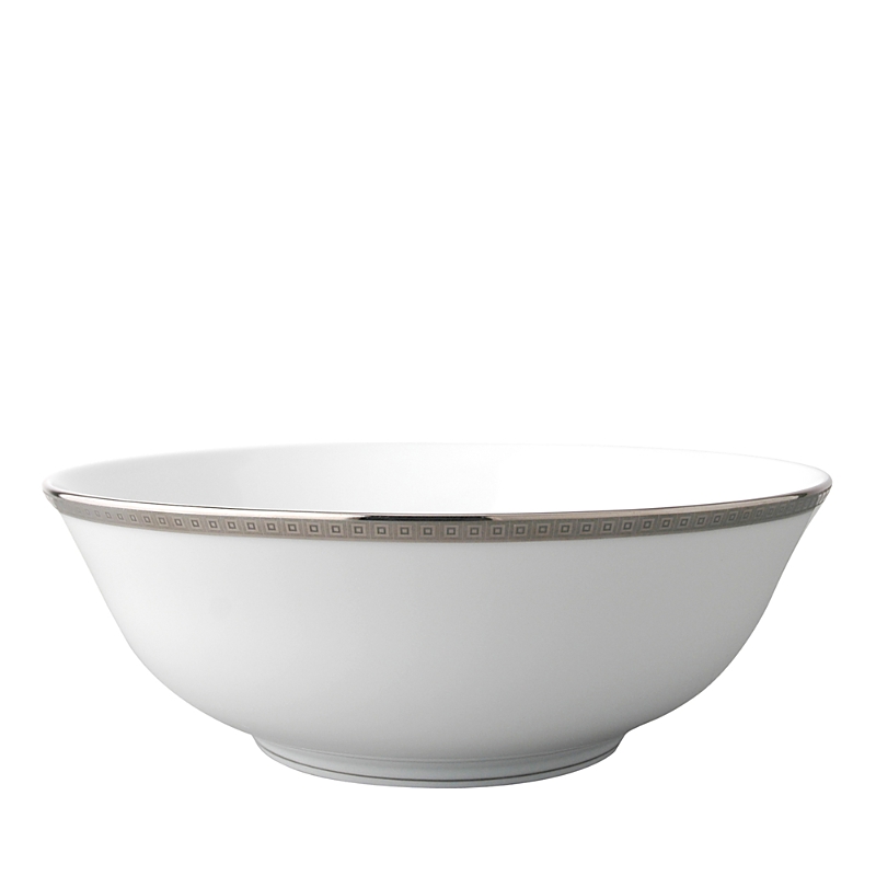 Bernardaud Athena Platinum Salad Bowl In Platinum