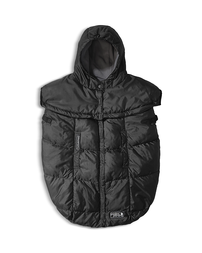 7am Enfant Pookie Poncho Cover - Baby In Black