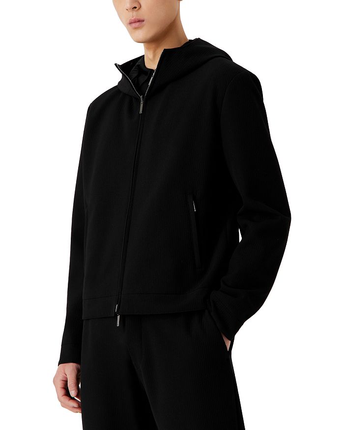 Emporio Armani 1980s padded khaki hooded parka - M